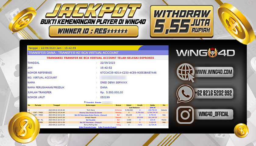 Prediksi WING4D | Prediksi dan RTP Jitu Situs WING4D