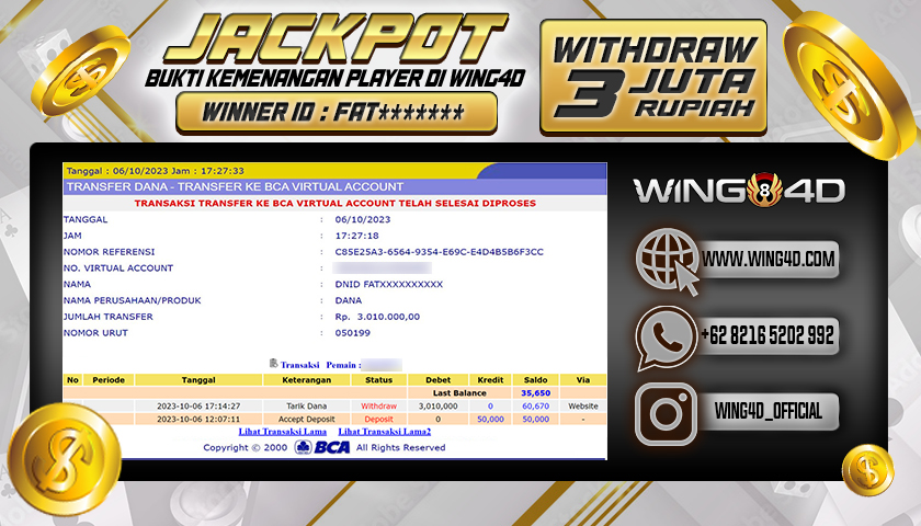 Prediksi WING4D | Prediksi dan RTP Jitu Situs WING4D