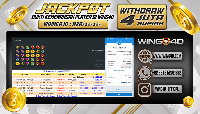 Prediksi WING4D | Prediksi dan RTP Jitu Situs WING4D