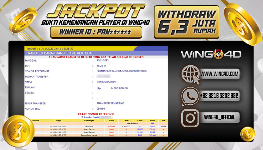 Prediksi WING4D | Prediksi dan RTP Jitu Situs WING4D