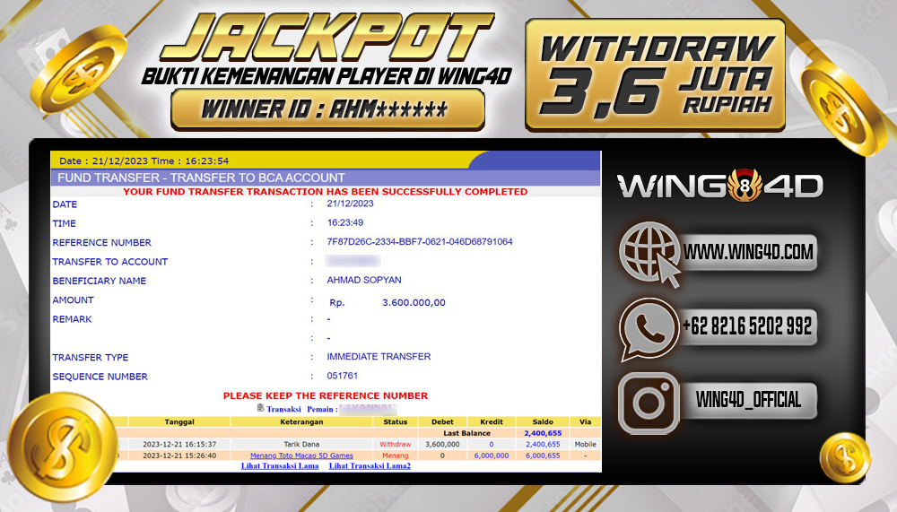 Prediksi WING4D | Prediksi dan RTP Jitu Situs WING4D