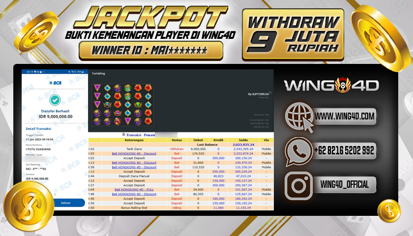 Prediksi WING4D | Prediksi dan RTP Jitu Situs WING4D