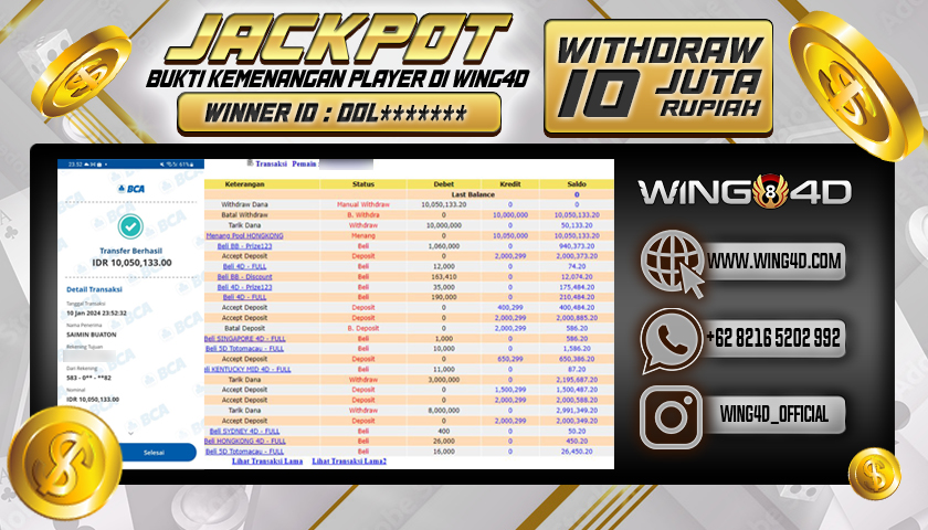 Prediksi WING4D | Prediksi dan RTP Jitu Situs WING4D