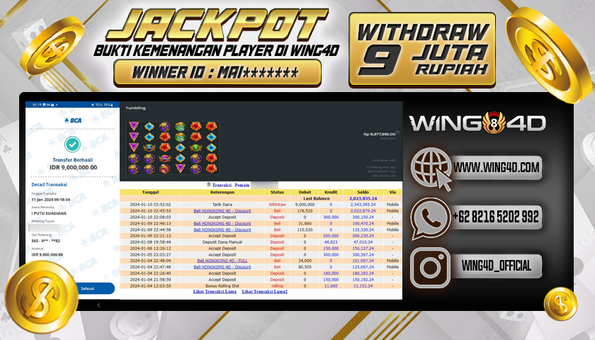 Prediksi WING4D | Prediksi dan RTP Jitu Situs WING4D