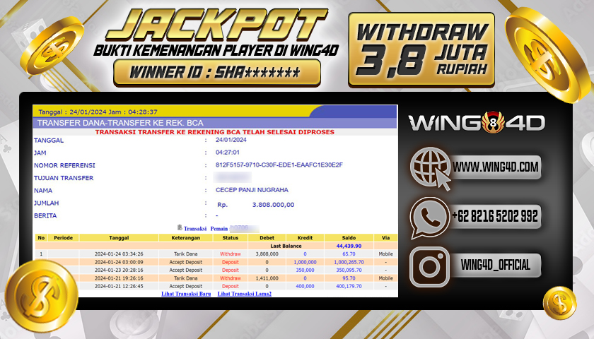 Prediksi WING4D | Prediksi dan RTP Jitu Situs WING4D