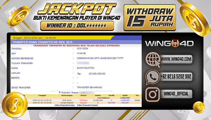 Prediksi WING4D | Prediksi dan RTP Jitu Situs WING4D