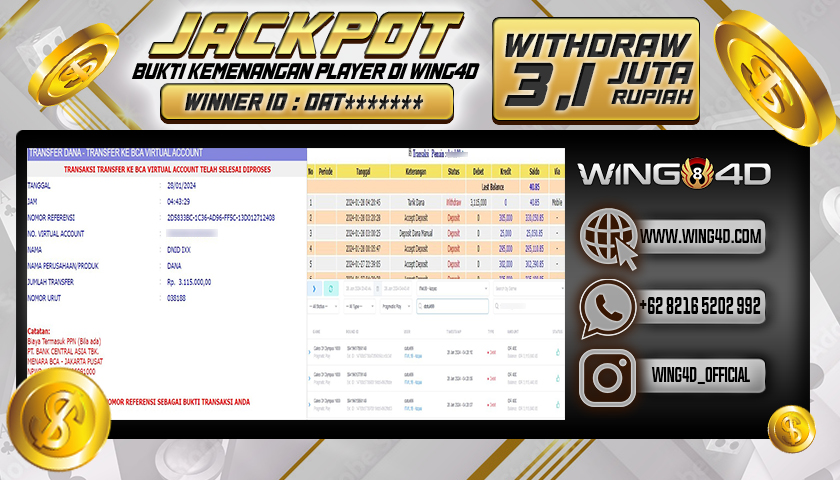 Prediksi WING4D | Prediksi dan RTP Jitu Situs WING4D