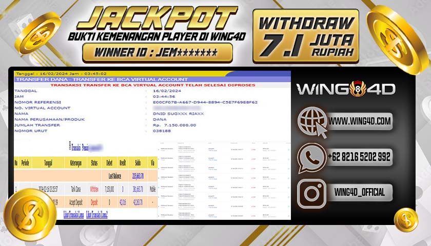 Prediksi WING4D | Prediksi dan RTP Jitu Situs WING4D