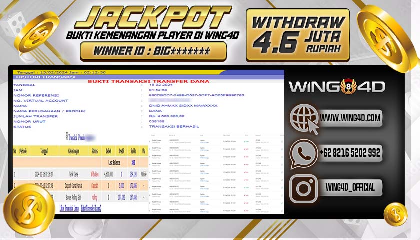 Prediksi WING4D | Prediksi dan RTP Jitu Situs WING4D