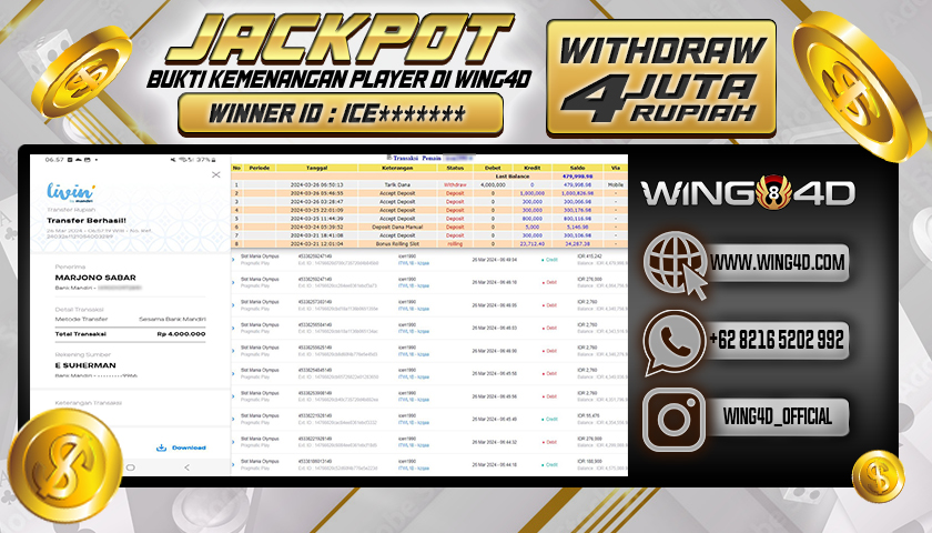 Prediksi WING4D | Prediksi dan RTP Jitu Situs WING4D