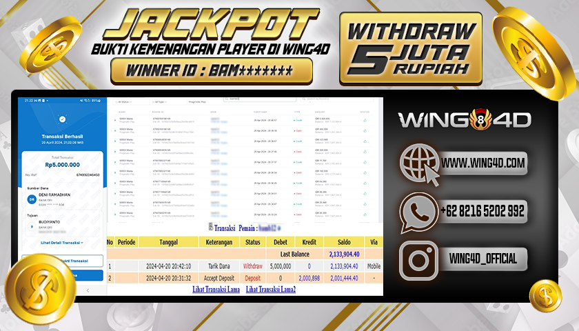 Prediksi WING4D | Prediksi dan RTP Jitu Situs WING4D