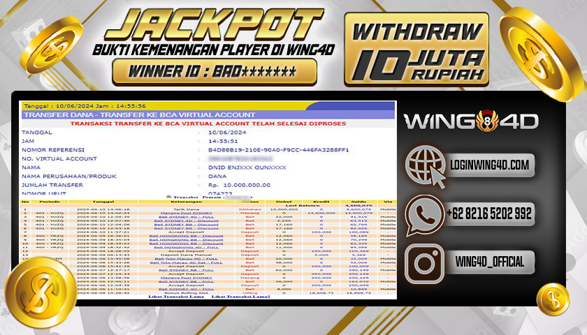 Prediksi WING4D | Prediksi dan RTP Jitu Situs WING4D