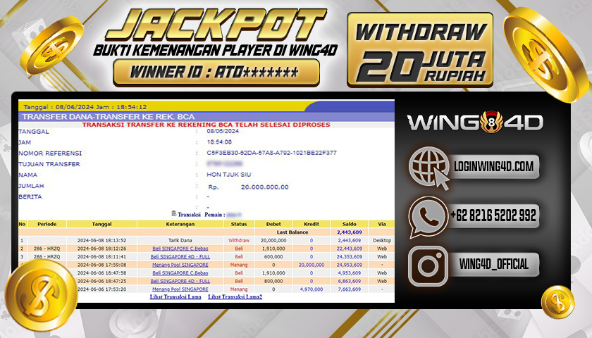 Prediksi WING4D | Prediksi dan RTP Jitu Situs WING4D