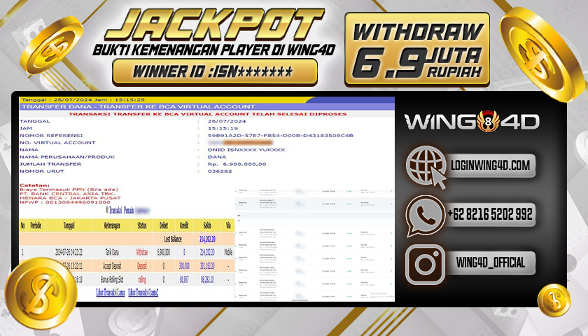 Prediksi WING4D | Prediksi dan RTP Jitu Situs WING4D