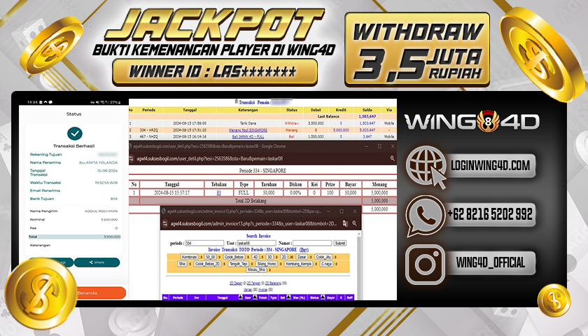 Prediksi WING4D | Prediksi dan RTP Jitu Situs WING4D