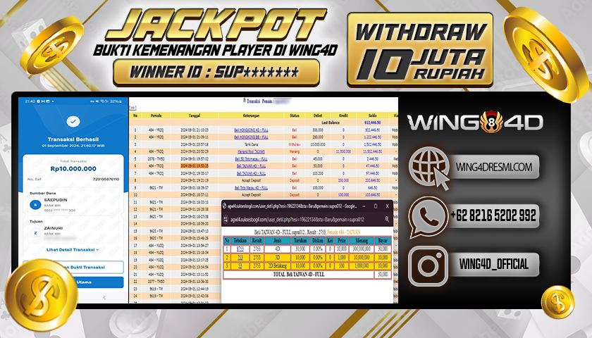 Prediksi WING4D | Prediksi dan RTP Jitu Situs WING4D