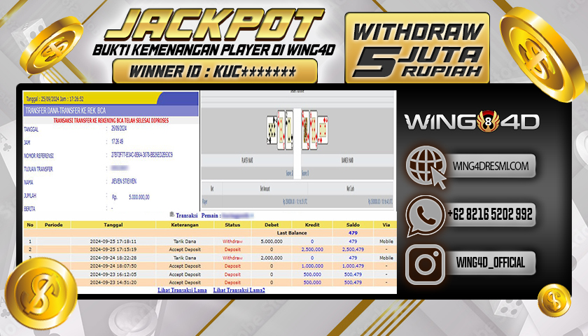 Prediksi WING4D | Prediksi dan RTP Jitu Situs WING4D