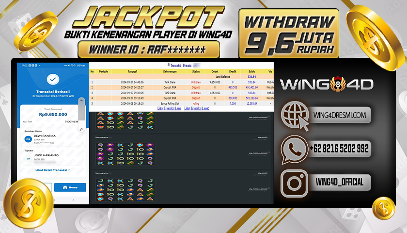 Prediksi WING4D | Prediksi dan RTP Jitu Situs WING4D