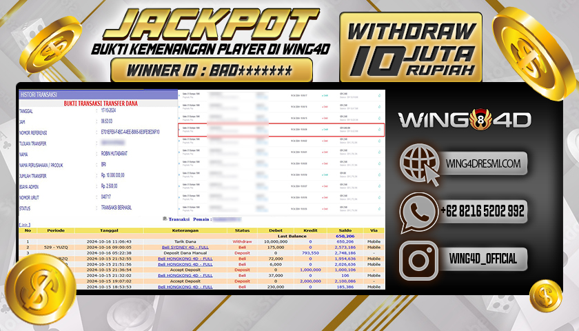 Prediksi WING4D | Prediksi dan RTP Jitu Situs WING4D