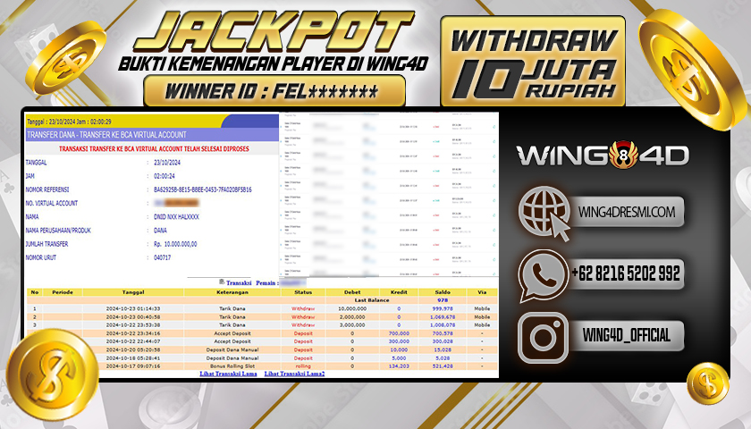 Prediksi WING4D | Prediksi dan RTP Jitu Situs WING4D